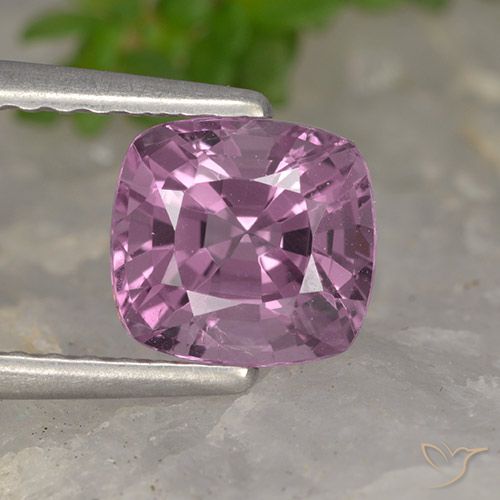 1.25ct Натуральный Средний фиолетовый шпинель, Подушка, Чистота VVS