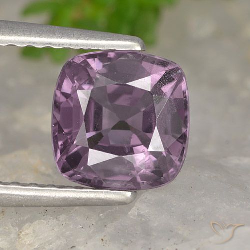 1.43ct Натуральный Средний фиолетовый шпинель, Подушка, Чистота VS