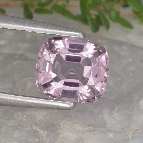1.13ct Натуральный Очень светлый розовато-фиолетовый шпинель, Подушка, Чистота VVS