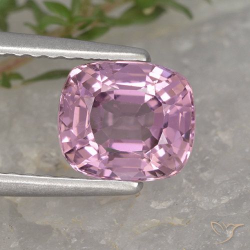1.51ct Натуральный Пурпурно-розовый шпинель, Подушка, Чистота VVS