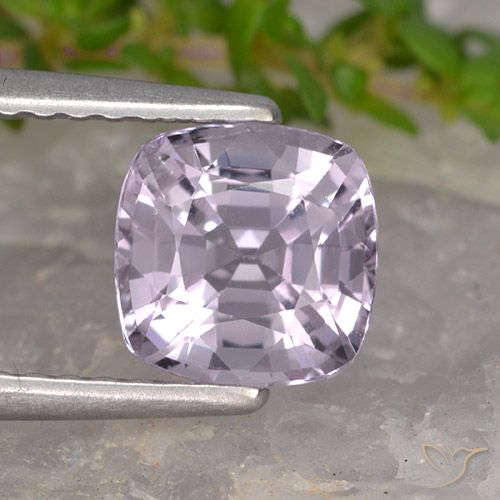 1.42ct Натуральный Светло-фиолетовый шпинель, Подушка, Чистота VVS
