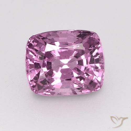 1.36ct Натуральный Средний фиолетовый шпинель, Подушка, Чистота VS