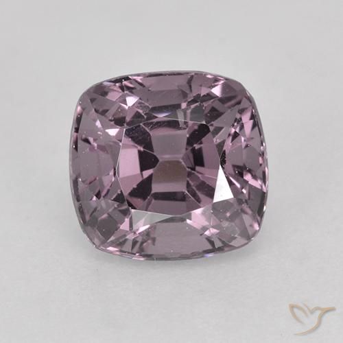 1.56ct Натуральный Серый фиолетовый шпинель, Подушка, VVS-VS