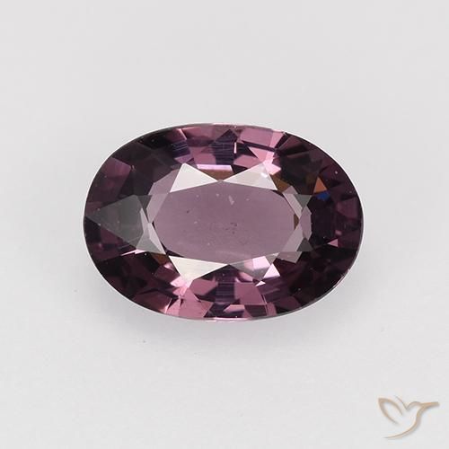 0.82ct Натуральный Средний фиолетовый шпинель, Овал, VVS-VS