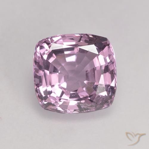 1.59ct Натуральный Очень светлый розовато-фиолетовый шпинель, Подушка, VVS-VS