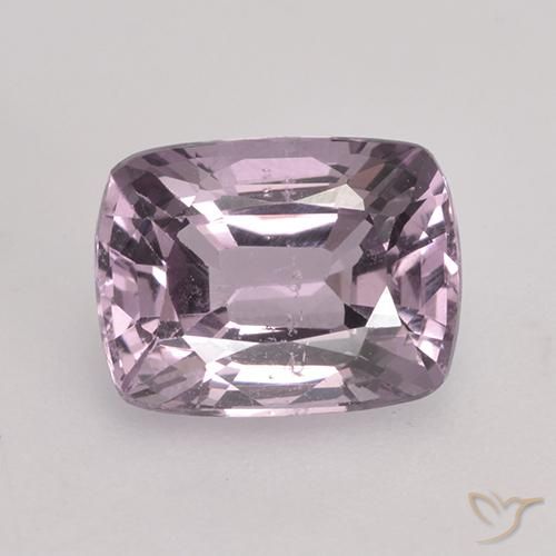 1.46ct Натуральный Серый розовато-фиолетовый шпинель, Подушка, Чистота VS