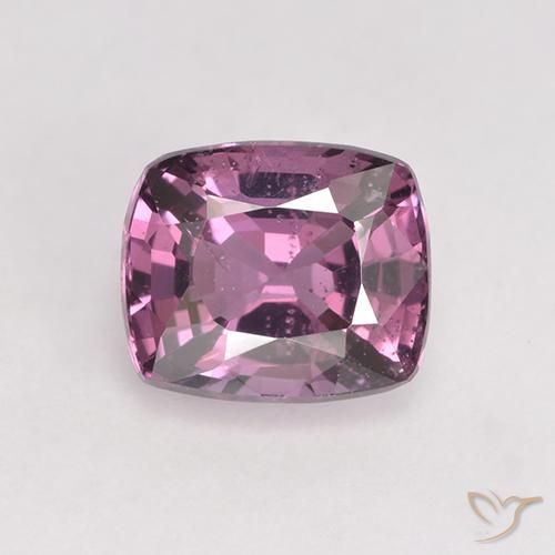 1.50ct Натуральный Средний фиолетовый шпинель, Подушка, Чистота VS