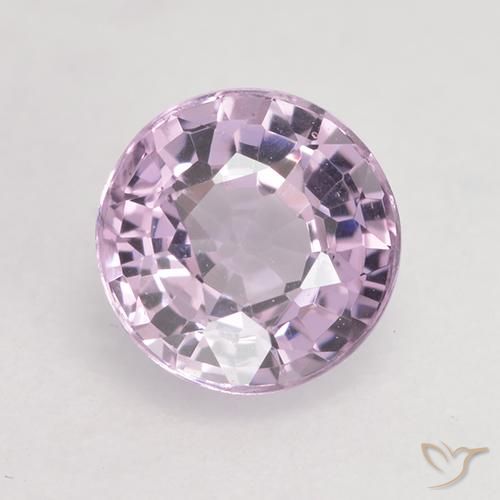 0.64ct Натуральный Очень светло-фиолетовый шпинель, Круглый, VVS-VS