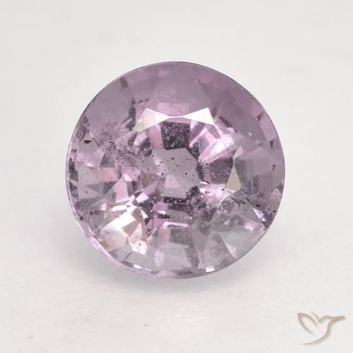 0.60ct Натуральный Светло-пурпурный шпинель, Круглый, Чистота VS