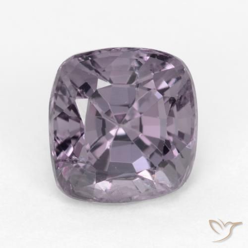 1.38ct Натуральный Серовато-фиолетовый шпинель, Подушка, Чистота VS