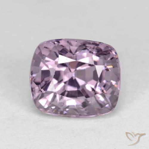 1.34ct Натуральный Серый фиолетовый шпинель, Подушка, Чистота VS