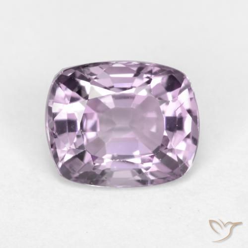 1.33ct Натуральный Очень светлый виноградный пурпурный шпинель, Подушка, Чистота VS