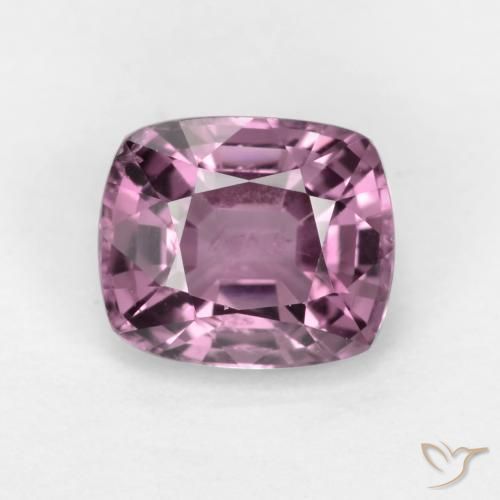 1.24ct Натуральный Средний фиолетовый шпинель, Подушка, Чистота VS