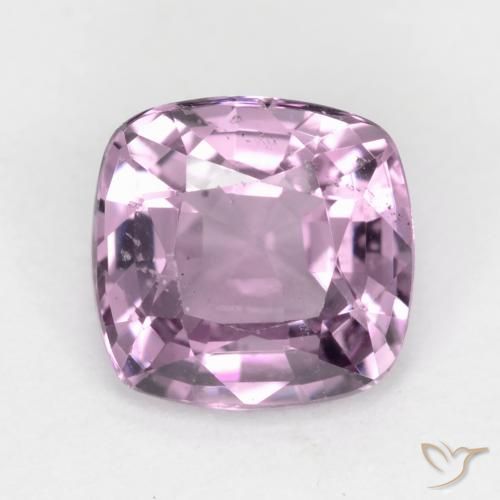 1.28ct Натуральный Светло-серовато-фиолетовый шпинель, Подушка, VS-SI