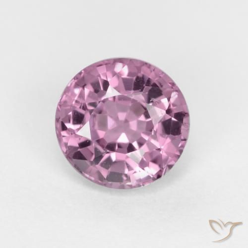 0.57ct Натуральный Средний фиолетовый шпинель, Круглый, Чистота VS