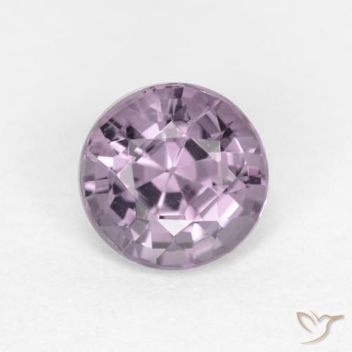 0.60ct Натуральный Серовато-фиолетовый шпинель, Круглый, VVS-VS