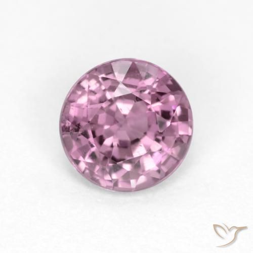 0.56ct Натуральный Средний фиолетовый шпинель, Круглый, Чистота VS