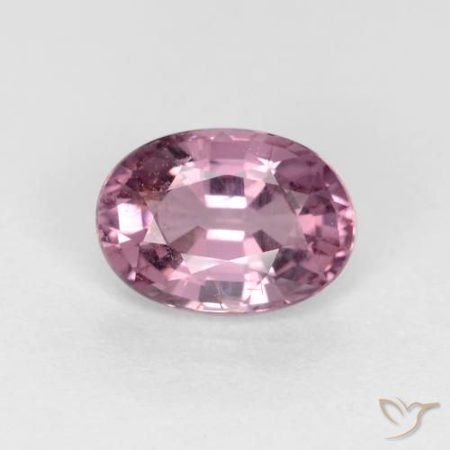 0.59ct Натуральный Светло-красновато-фиолетовый шпинель, Овал, Чистота VS