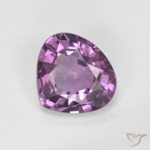0.68ct Натуральный Темно-пурпурный шпинель, Форма груши, Чистота VS