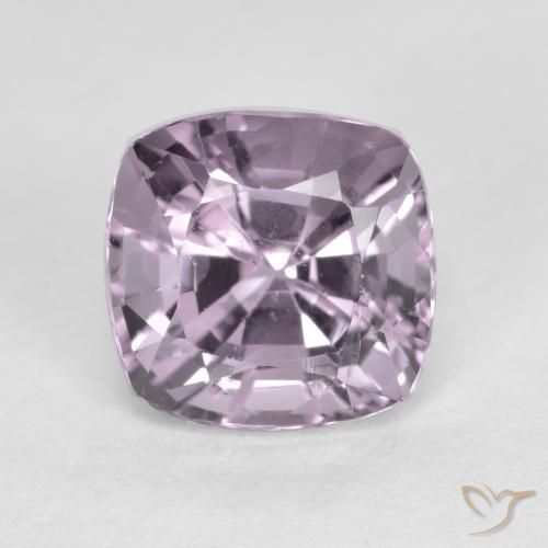1.35ct Натуральный Серовато-фиолетовый шпинель, Подушка, Чистота VS, Photo A