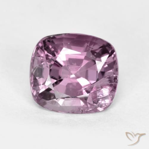 1.17ct Натуральный Темно-лиловый шпинель, Подушка, VS-SI