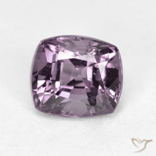 0.93ct Натуральный Серый фиолетовый шпинель, Подушка, Чистота VS