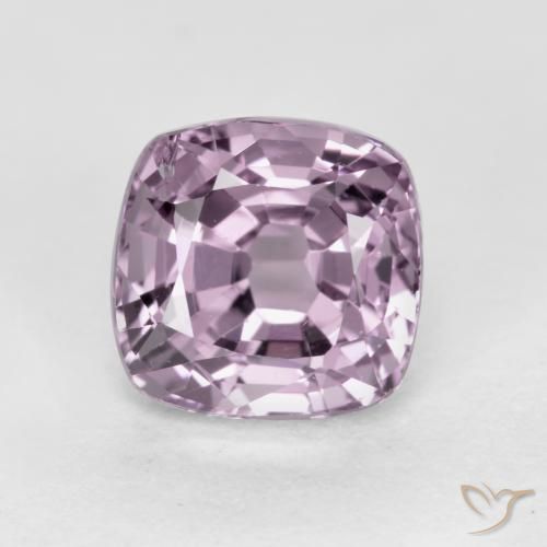 1.31ct Натуральный Светло-розовато-фиолетовый шпинель, Подушка, Чистота VS