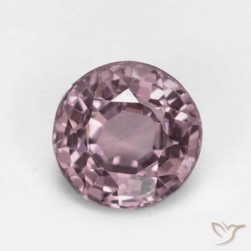 0.61ct Натуральный Розовато-пурпурный шпинель, Круглый, Чистота VS