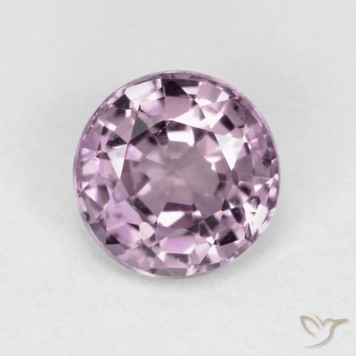 0.60ct Натуральный Светло-пурпурный шпинель, Круглый, VVS-VS