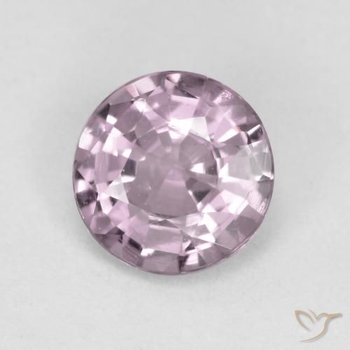 0.50ct Натуральный Очень светло-фиолетовый шпинель, Круглый, Чистота VS