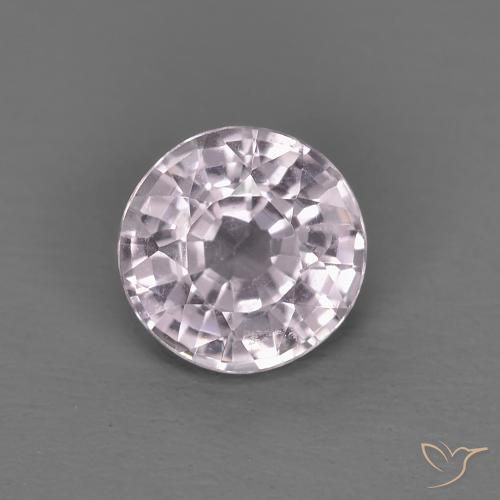 0.57ct Натуральный Серовато-фиолетовый шпинель, Круглый, Чистота VS