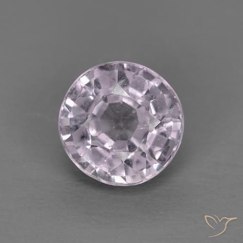 0.68ct Натуральный Светло-фиолетовый шпинель, Круглый, Чистота VS