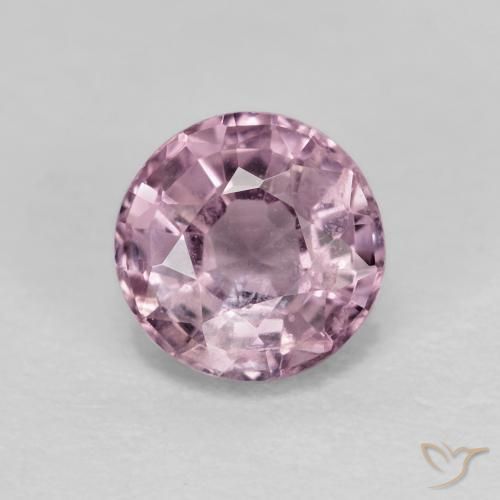 0.64ct Натуральный Средний фиолетовый шпинель, Круглый, Чистота VS