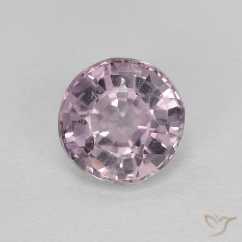 0.60ct Натуральный Серовато-фиолетовый шпинель, Круглый, VVS-VS