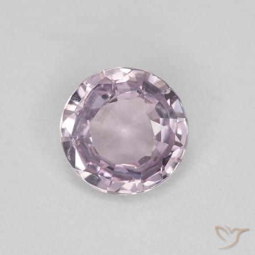0.47ct Натуральный Серовато-фиолетовый шпинель, Круглый, VVS-VS