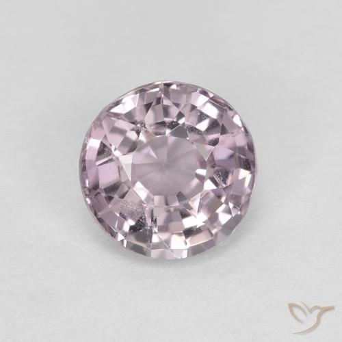 0.58ct Натуральный Светло-фиолетовый шпинель, Круглый, VVS-VS