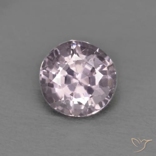 0.67ct Натуральный Серый розовато-фиолетовый шпинель, Круглый, VVS-VS