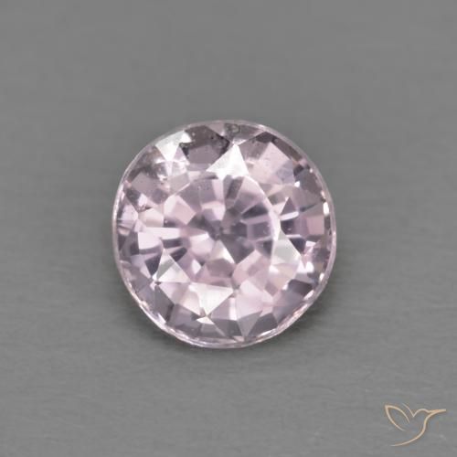 0.55ct Натуральный Очень светло-фиолетовый шпинель, Круглый, VVS-VS