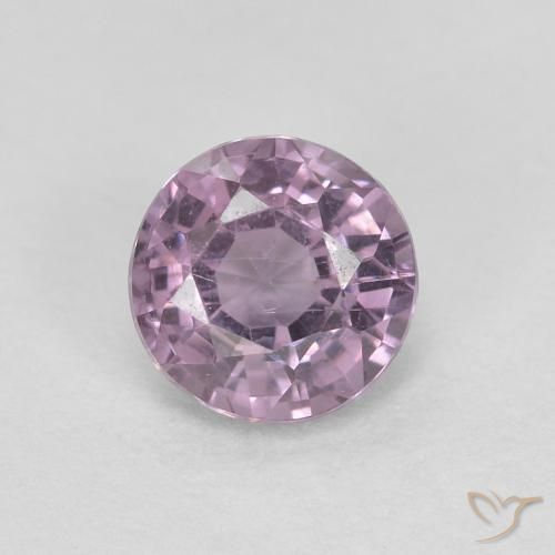 0.54ct Натуральный Светло-виноградный фиолетовый шпинель, Круглый, Чистота VS