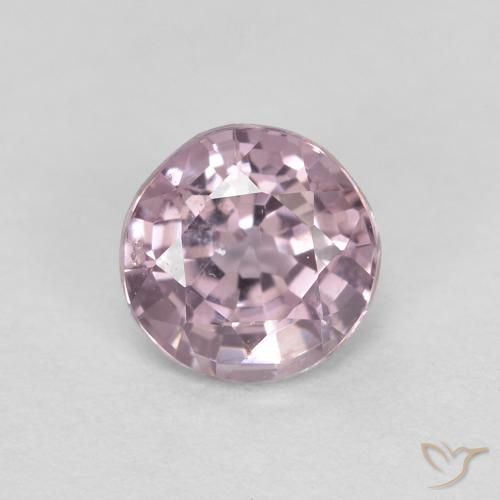 0.53ct Натуральный Очень светло-фиолетовый шпинель, Круглый, Чистота VS