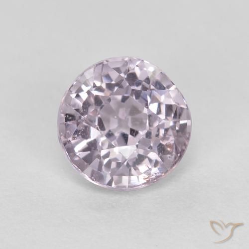 0.63ct Натуральный Серовато-фиолетовый шпинель, Круглый, Чистота VS