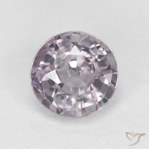 0.68ct Натуральный Светло-фиолетовый шпинель, Круглый, VVS-VS