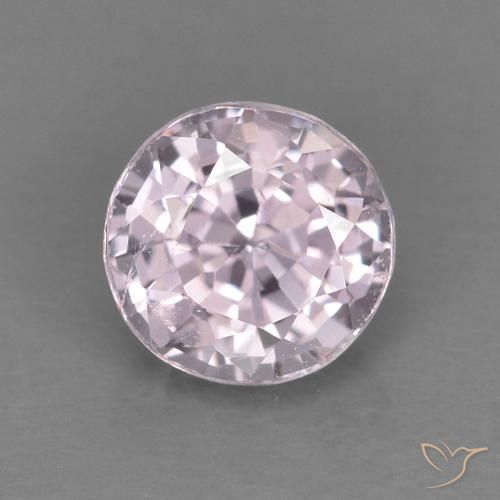 0.57ct Натуральный Очень светлый розовато-фиолетовый шпинель, Круглый, VVS-VS