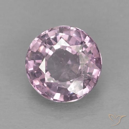 0.60ct Натуральный Средний фиолетовый шпинель, Круглый, VVS-VS