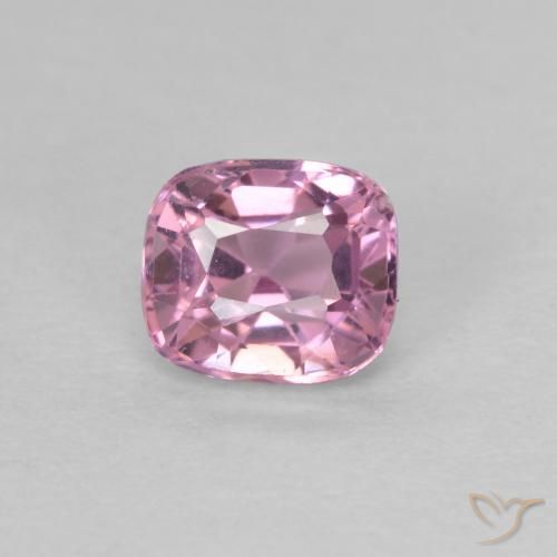 0.59ct Натуральный Medium Light-Pink шпинель, Подушка, VVS-VS