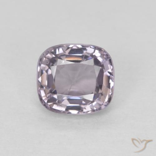 0.67ct Натуральный Серовато-фиолетовый шпинель, Подушка, VVS-VS, Photo A