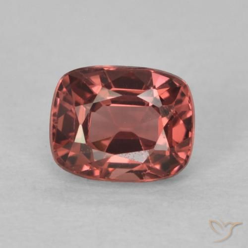 0.63ct Натуральный Темно-пурпурный шпинель, Подушка, Чистота VVS