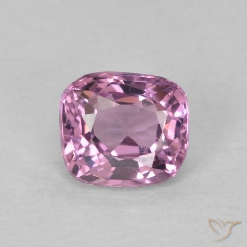 0.50ct Натуральный Средний фиолетовый шпинель, Подушка, Чистота VVS
