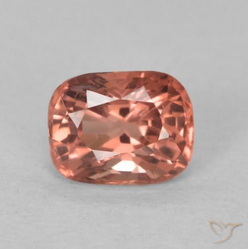 0.55ct Натуральный Красновато-розовый шпинель, Подушка, Чистота VVS