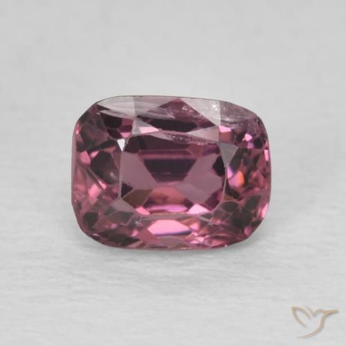 0.81ct Натуральный Пурпурный-розовый шпинель, Подушка, VS-SI